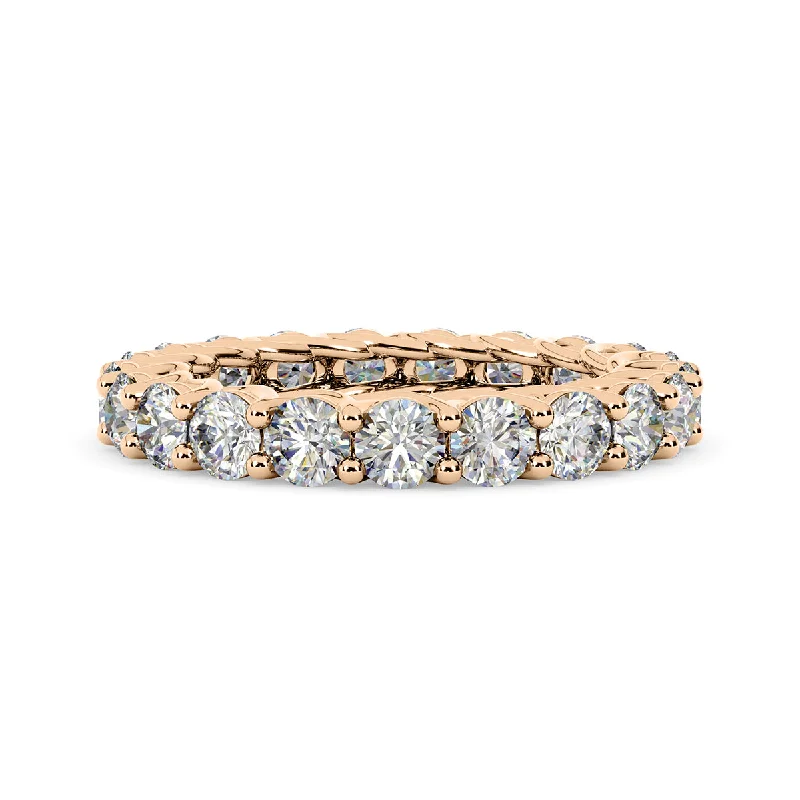 Cushion - Cut Women's Diamond Rings in Platinum with a Soft and Romantic AppearanceDiamond Eternity Ring