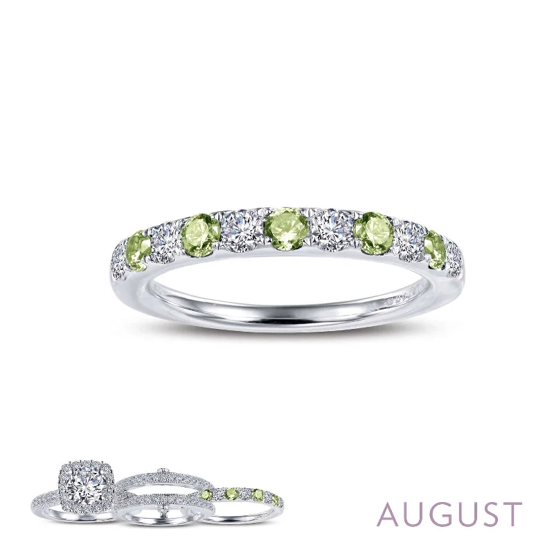 Textured Fashion Rings in Pewter with Hammered and Embossed SurfacesLafonn Simulated Diamond & Genuine Peridot August Birthstone Stackable Ring BR004PDP