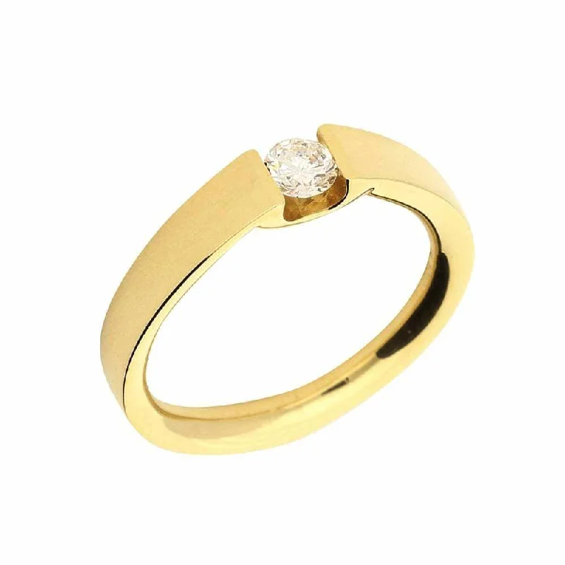 Men's Citrine Engagement Rings in Stainless Steel with a Stackable Band DesignBuchwald 18ct yellow gold 0.25ct brilliant natural diamond ring