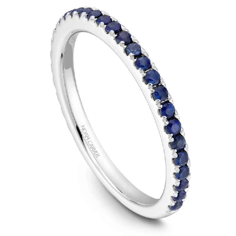 Knuckle - Duster Fashion Rings in Black - Plated Metal with Spike DetailsNoam Carver Stackable Collection 0.44cttw. Blue Sapphire Fashion Ring STA2-1-B