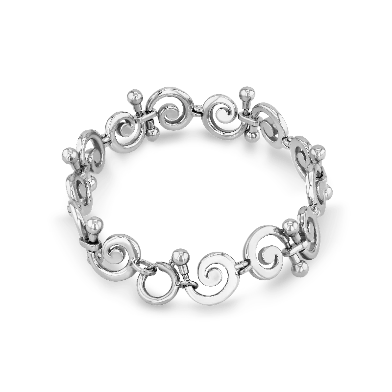 Clear Crystal - Embellished Bangles for a Sparkling and Elegant AppearanceWhirl Bracelet