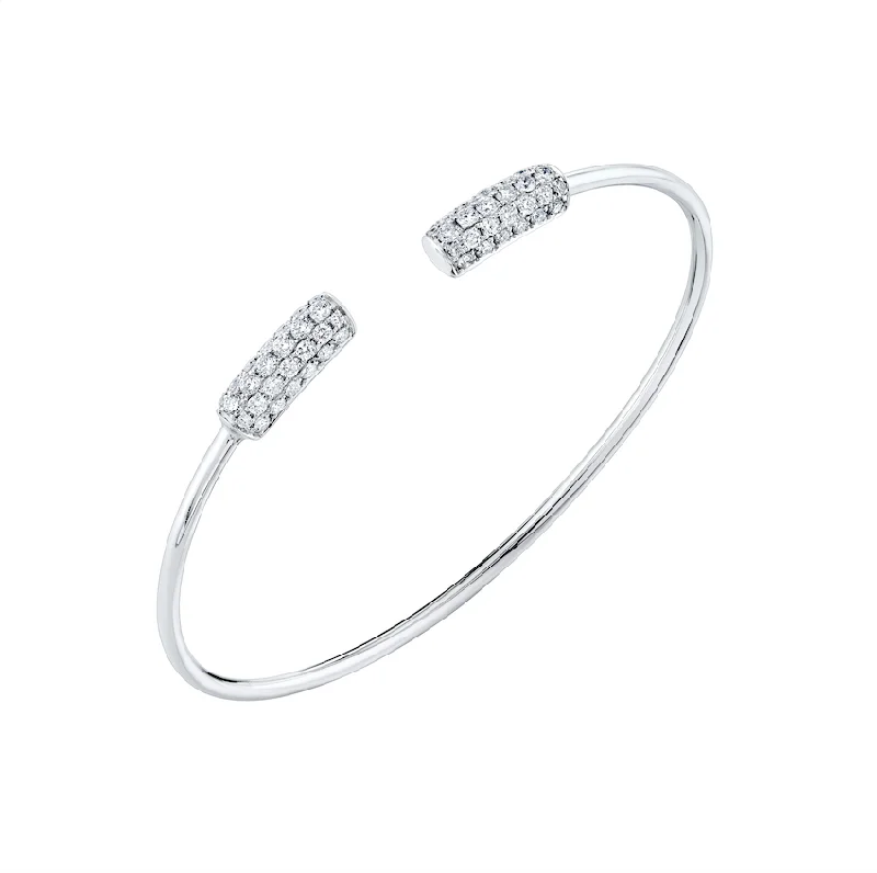 Bangle Bracelets with LED Lights for a Glowing and Trendy AccessoryPave Diamond Flex Cuff Bracelet