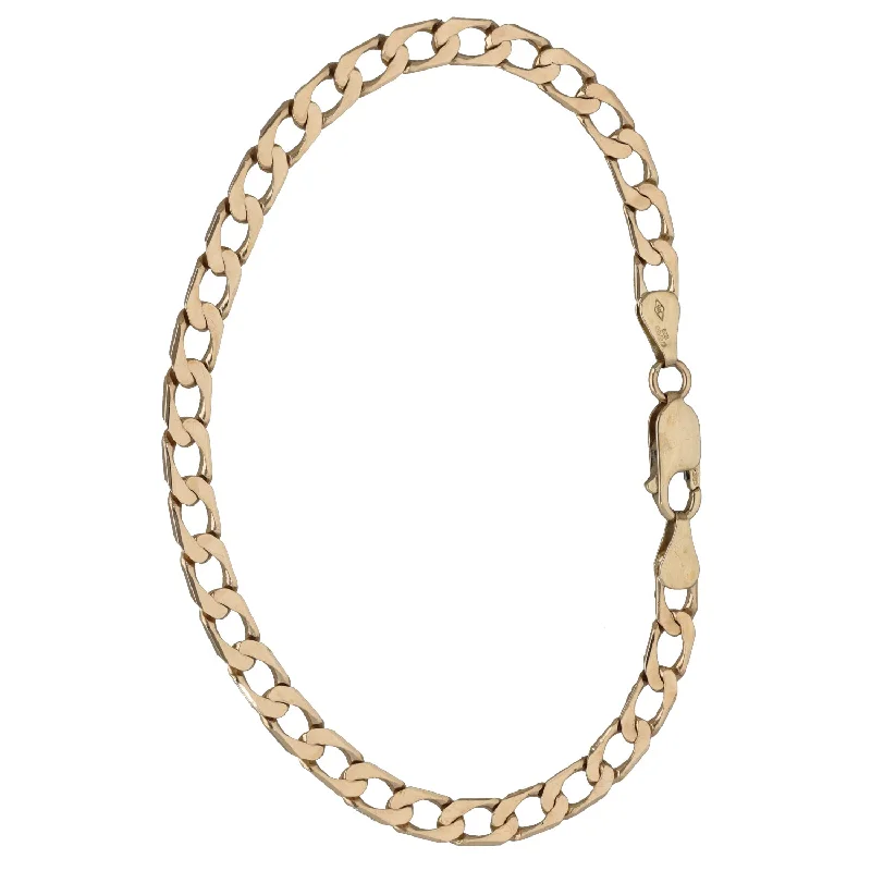 Pearl - Adorned Bangle Bracelets with Delicate Silver Chains9ct Gold Curb Bracelet