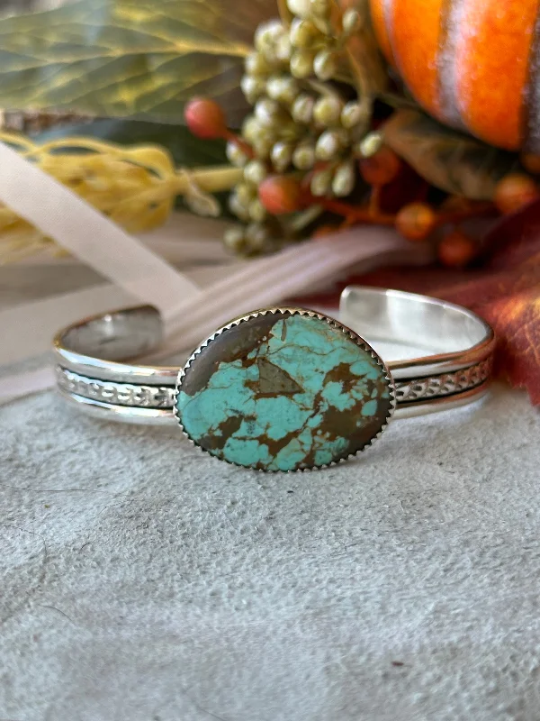 Rose Gold - Toned Women's Cuff Bracelets with Cubic Zirconia for a Glamorous LookSouthwest Made #8 Turquoise & Sterling Silver Cuff Bracelet