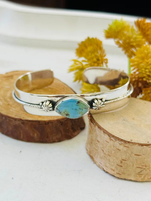 Women's Beaded Cuff Bracelets in Bohemian Style with Multiple Colors for a Summer LookSouthwest Made Golden Hills Turquoise & Sterling Silver Cuff Bracelet