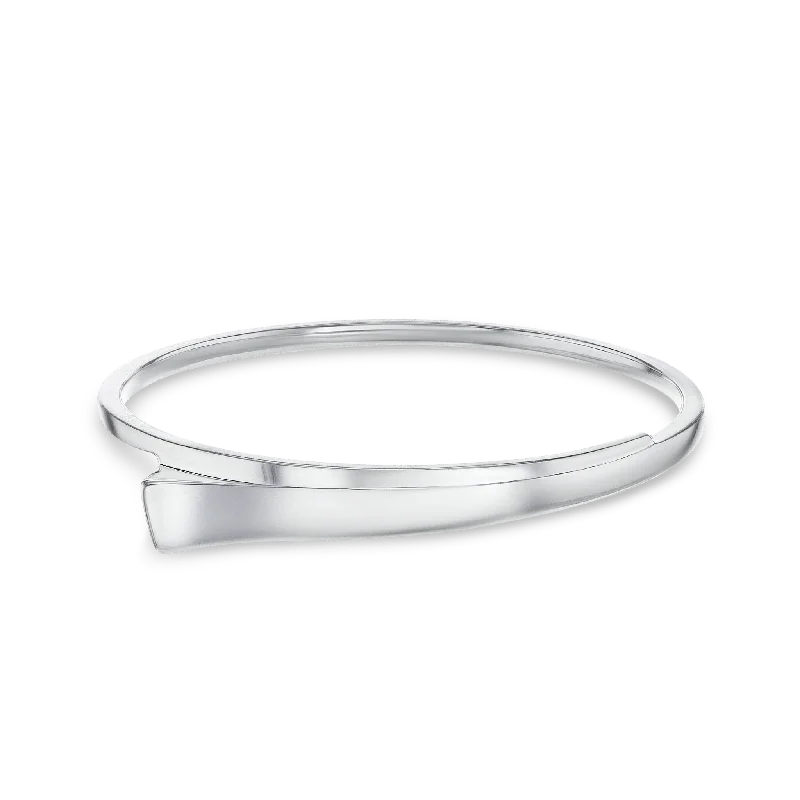 Plus Size Women's Wide Bangle Bracelets in Matte Finish for a Statement PieceNailed It Bangle