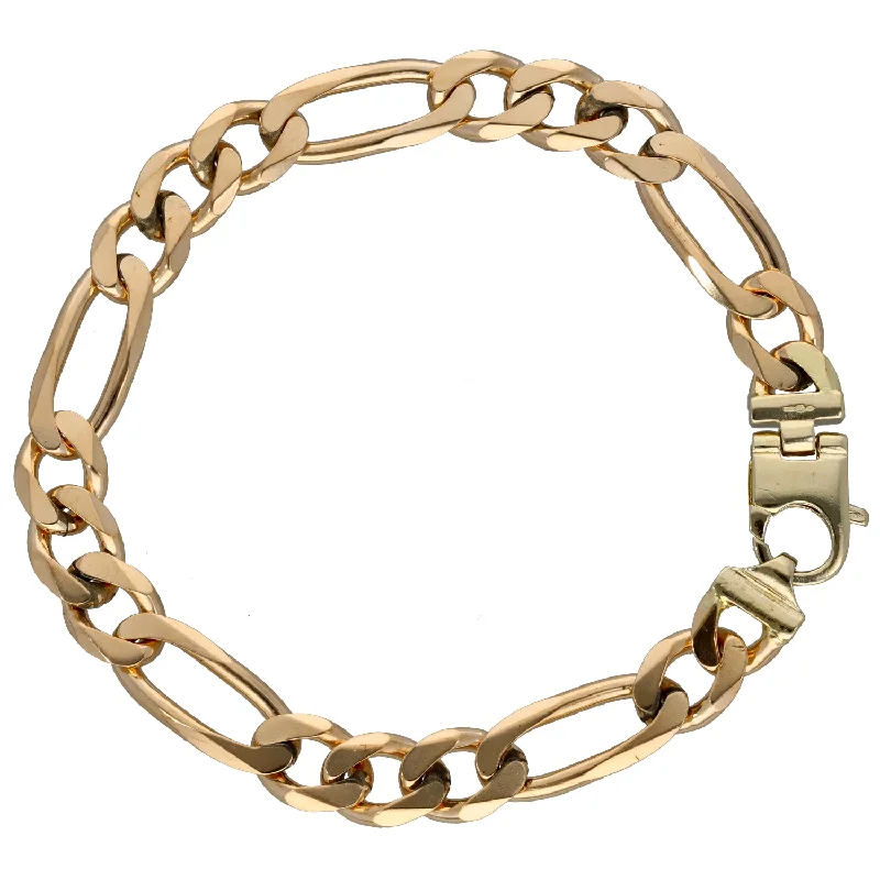 Bangle Bracelets with Adjustable Screw - Closures for a Secure Fit9ct Gold Figaro Bracelet