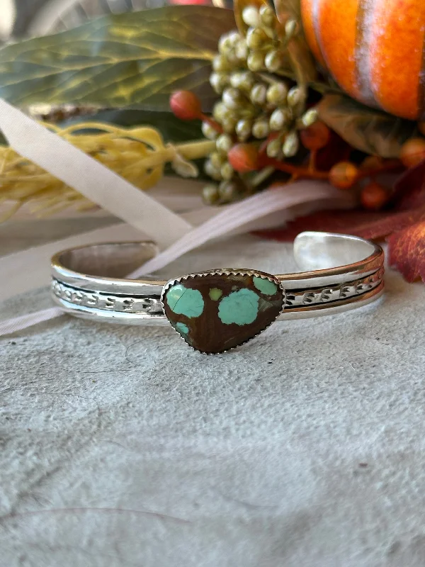 Enamel - Painted Women's Cuff Bracelets in Bold Colors for a Pop of ColorSouthwest Made #8 Turquoise & Sterling Silver Cuff Bracelet