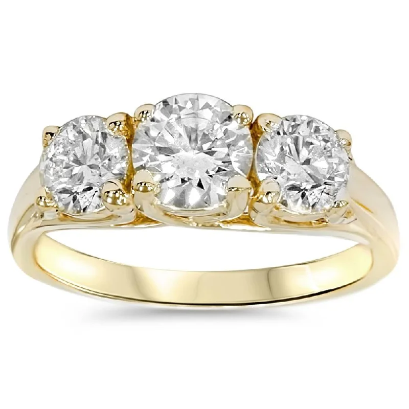 Laser - Etched Floral Design Wedding Bands in Palladium for a Delicate and Intricate Look1 3/8ct Gold Three Stone Diamond Ring Yellow Gold