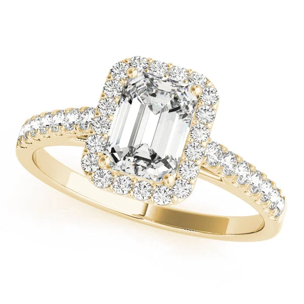 Marquise Cut Engagement Rings with a Channel - Set Diamond BandAmalia Diamond Engagement Ring Setting