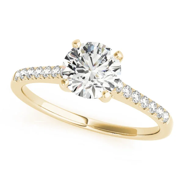 Cathedral - Style Engagement Rings with a Raised Center Stone and Intricate MetalworkChiara Diamond Engagement Ring Setting