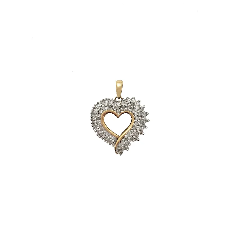 Mother - of - Pearl Inlaid Seahorse Pendant for Beach LoversDiamond Melded Heart Pendant (14K)