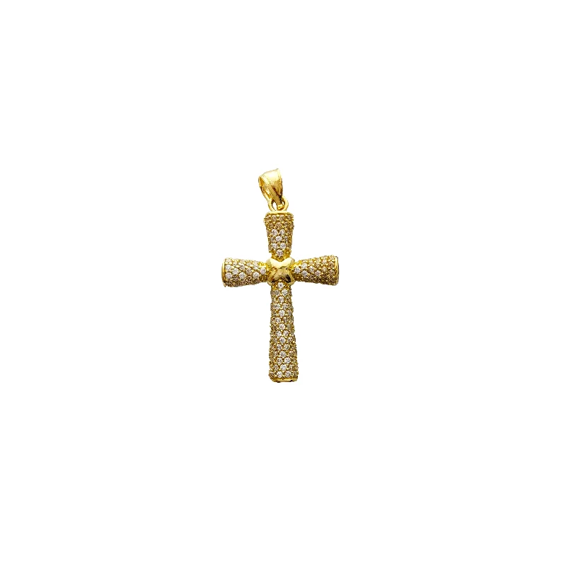 Hand - Carved Jade Buddha Pendant for Spiritual and Cultural SignificanceIced-Out Round Cross Pendant (14K)