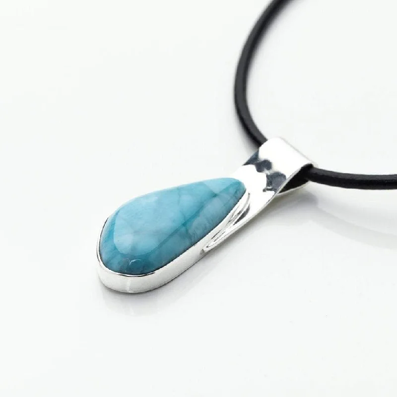 Hypoallergenic Stainless Steel Dog Tag Pendant Necklace for Active MenLarimar Pendant Monika