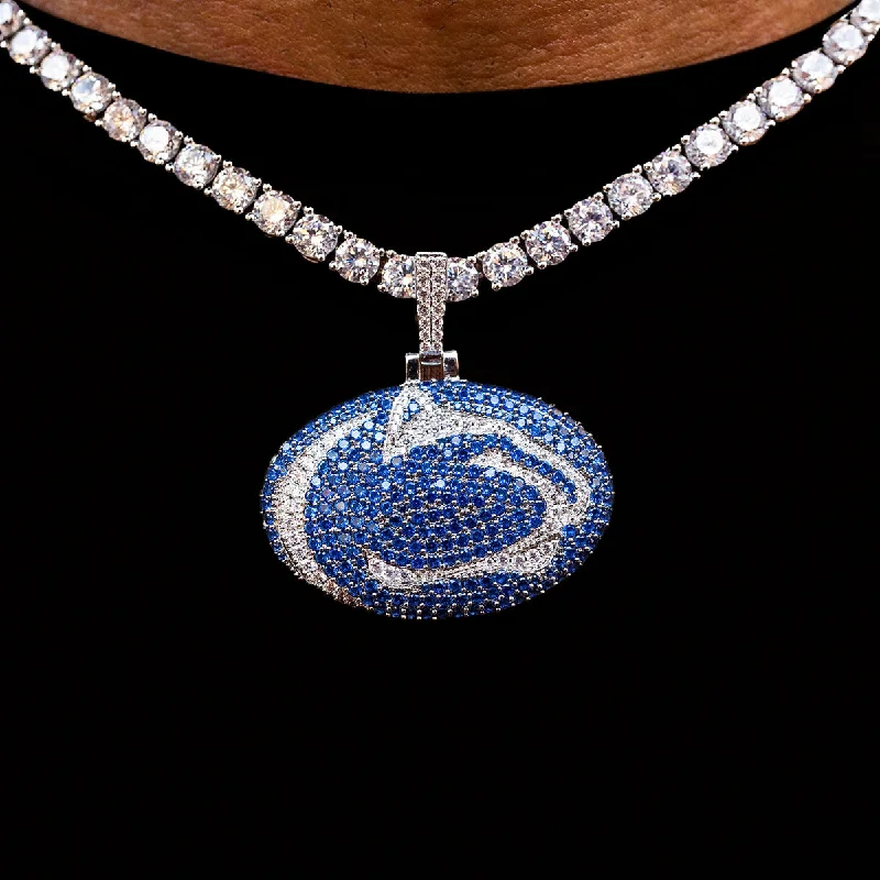 Pave - Set Cubic Zirconia Crown Pendant Necklace for Little Princess - Themed Birthday PartiesPenn State Nittany Lions Official NCAA Logo Pendant