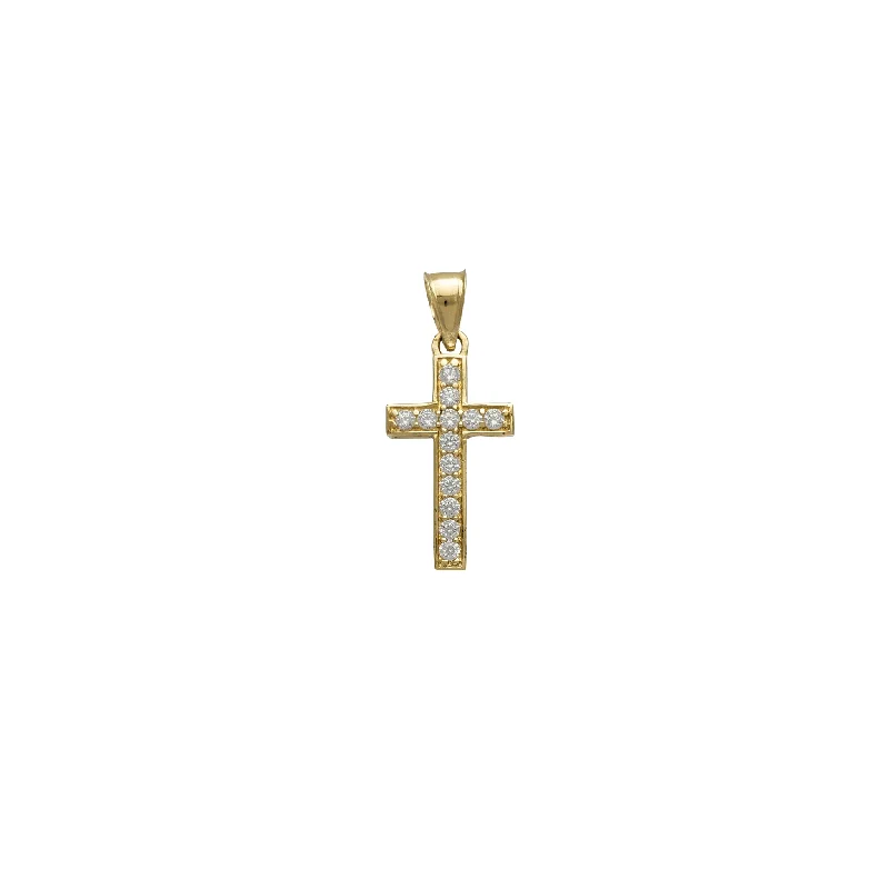 Water - Resistant Stainless Steel Diving - Themed Pendant for DiversZirconia Cross Pendant (14K)